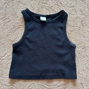 h&m black tank